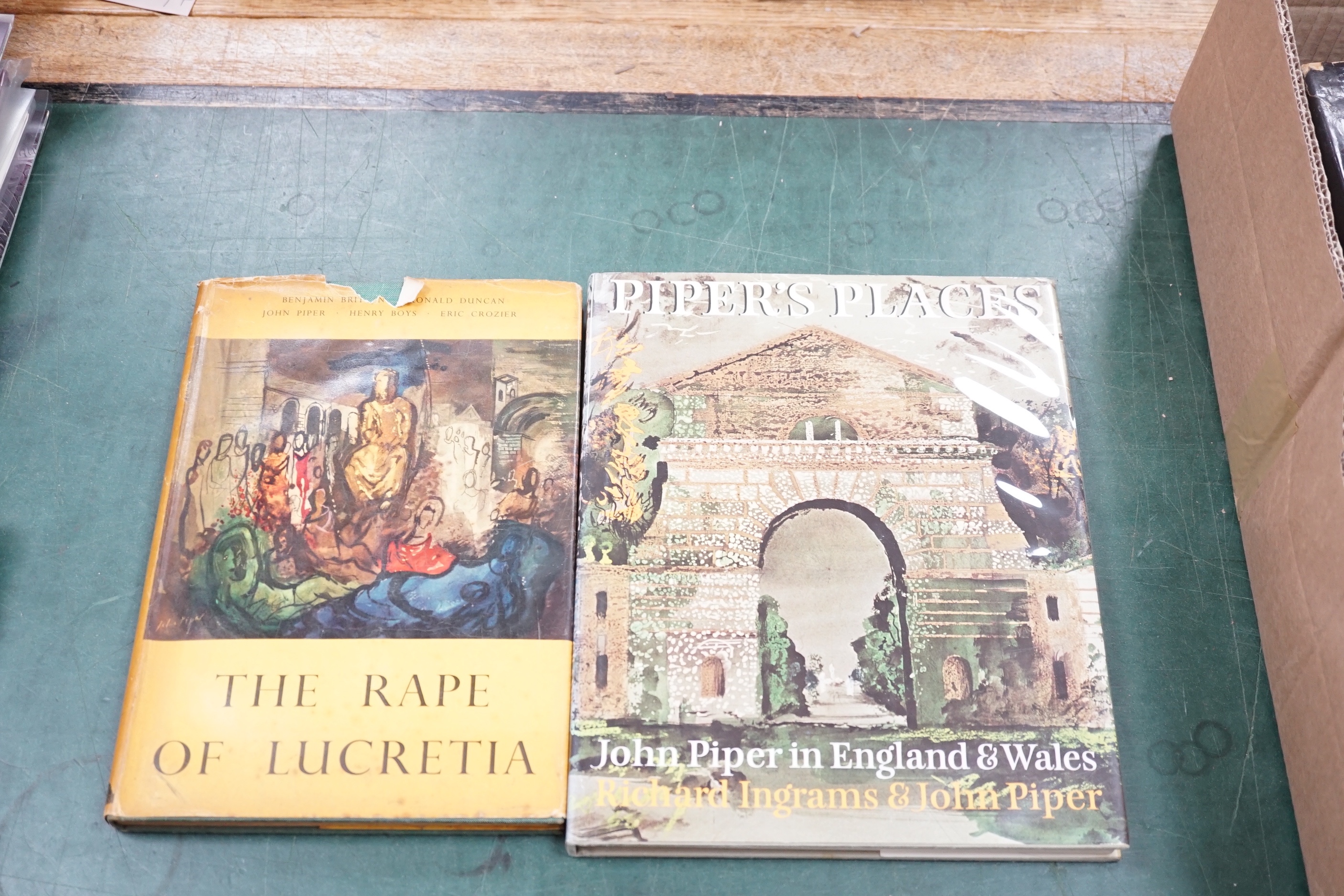 Piper, John - 21 works, about or illustrated by:- Levinson, Orde - The Complete Graphic Works. A Catalogue Raisonne 1923-1983; Faber and Faber, 1983; Fowler-Wright, et al - Piper in Print, 2010; The Tate Gallery exhibiti